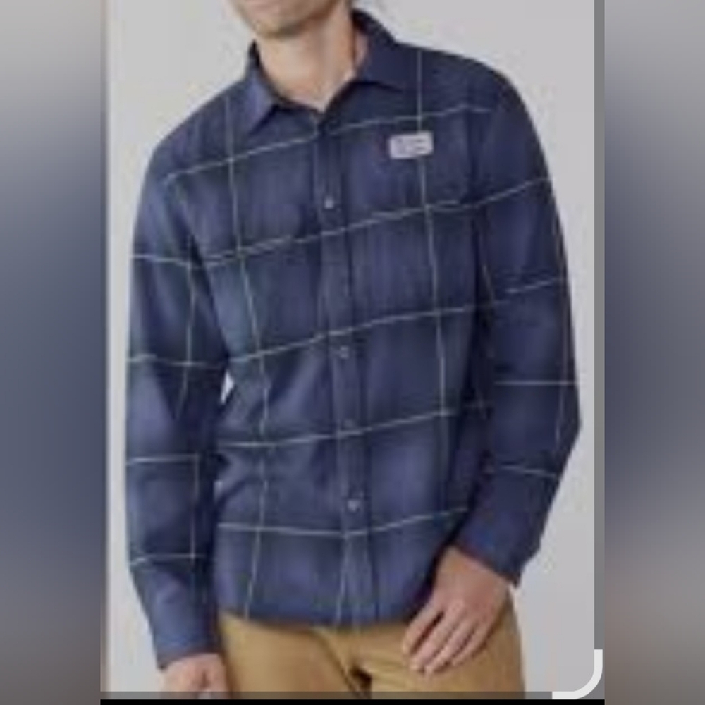 The North Face Men’s Purple Plaid Flannel Shirt – Size M (Nature Is Magic Patch)